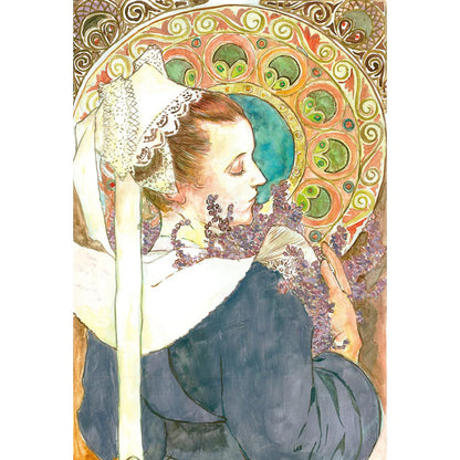 Kuretake Gansai Tambi Art Nouveau 24-Color Japanese Watercolor Set – Artistic Palette with Subtle Shades
