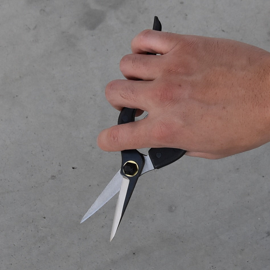 Ciseaux japonais KUROCO à double lame – Manche court – 180 mm – Taille précise des bourgeons