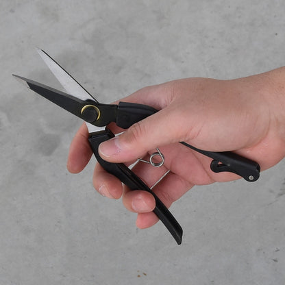 Ciseaux japonais KUROCO à double lame – Manche court – 180 mm – Taille précise des bourgeons