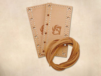 Housse en cuir pour sécateurs – Grip en cuir naturel, noir ou rouge