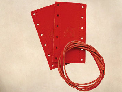 Housse en cuir pour sécateurs – Grip en cuir naturel, noir ou rouge