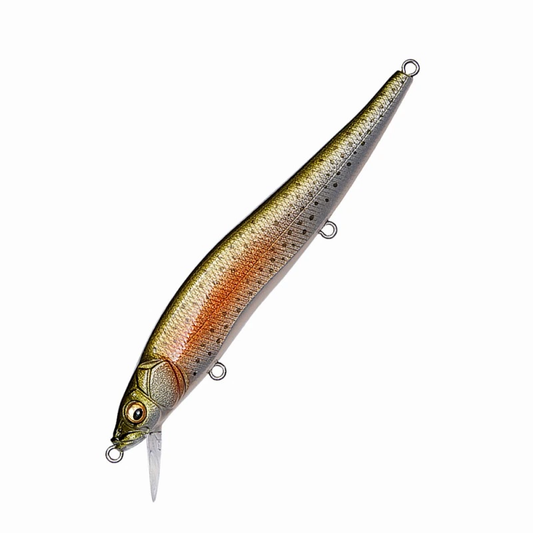 Megabass Vision Oneten 110 – Freshwater Jerkbait 14g – GLX Rainbow