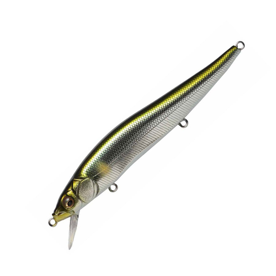 Megabass Vision Oneten 110 – Jerkbait Suspendu 14 g – Wagin Ayu