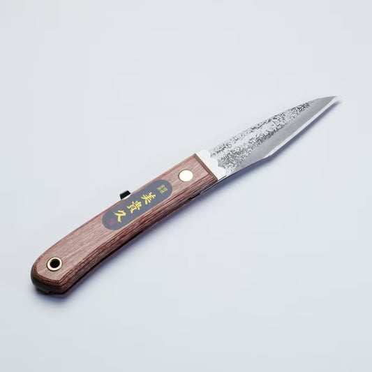 Couteau Pliant Japonais Miki Hisaku 120 mm – Couteau Jardinage et Artisanat en Acier Aogami
