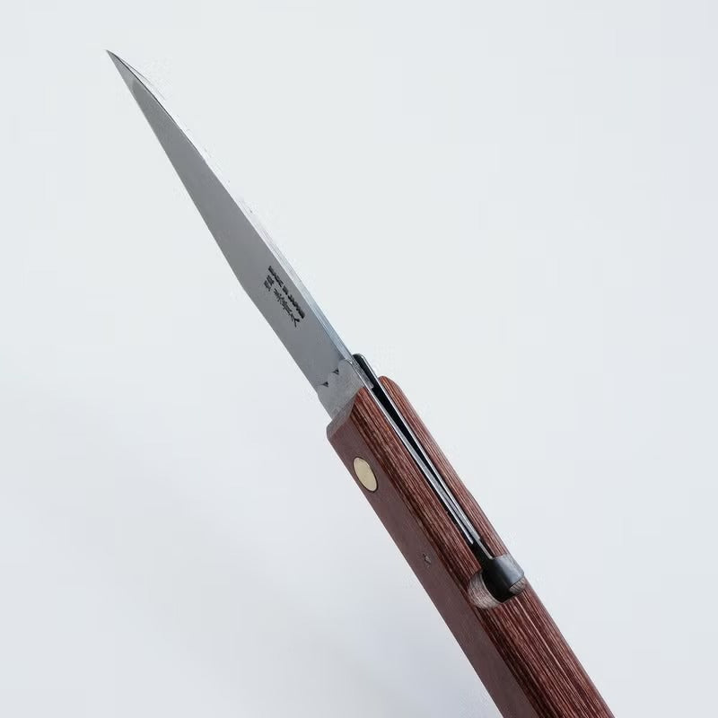 Couteau Pliant Japonais Miki Hisaku 120 mm – Couteau Jardinage et Artisanat en Acier Aogami