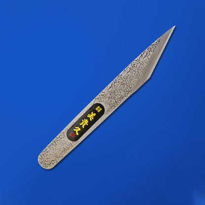 Couteau japonais de greffage Mikikuni – Forme droite classique – Finition tsuchime – Droitier / Gaucher – 24 mm