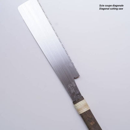 Set de 5 scies japonaises de précision Mitsukawa Juntaro – Dozuki artisanales pour travail du bois