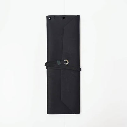 Étui en cuir pour scies japonaises – Noir (5 scies)