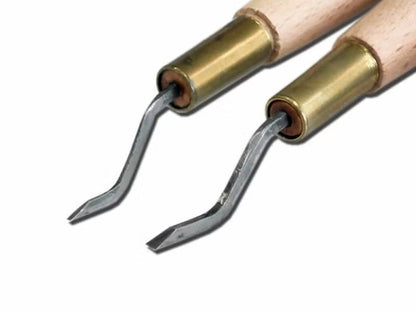 Couteau de nettoyage de sillet (Nut slot cleaning tool) – Acier HSS – 1 mm / 2 mm – Lutherie