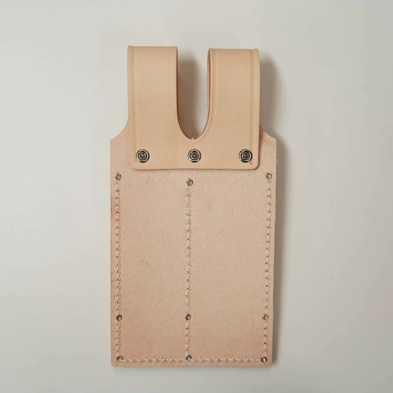 Étui en cuir pour ciseaux japonais OK – Étui Nomi double compartiment (30 mm / 42 mm)