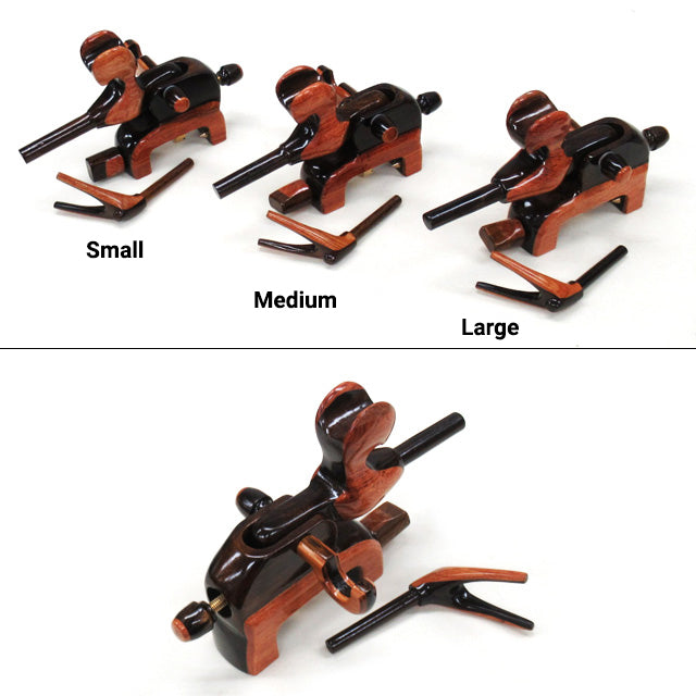 Porte-canne japonais ambidextre en bois précieux – Modèle “canon” A-01 – plusieurs tailles