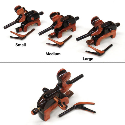 Porte-canne japonais ambidextre en bois précieux – Modèle “canon” A-01 – plusieurs tailles