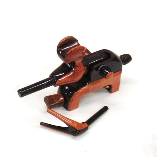 Porte-canne japonais ambidextre en bois précieux – Modèle “canon” A-01 – plusieurs tailles