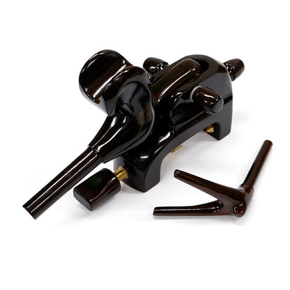 Japanese walking stick holder in kokutan (ebony) wood – “camel” cannon model A-02 – various sizes