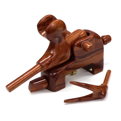 Porte-canne japonais en bois de Karin – modèle “canon” – ambidextre – Yuushi – plusieurs tailles