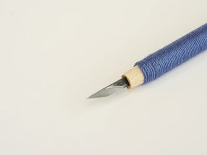 Cuchillo artesanal japonés – Acero Aogami – Papel y talla fina