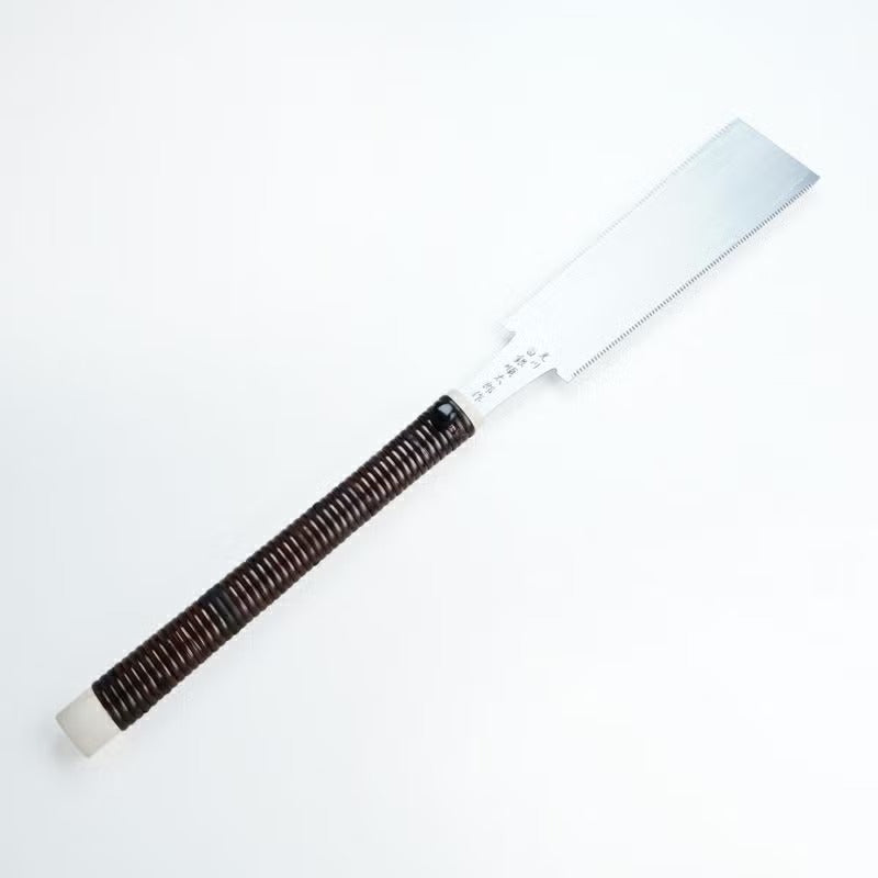 Scie Japonaise Ryoba 195 mm – Shiragane Juntaro – Coupe Rapide Bois Dur – Artisanat Japon