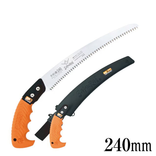 Samurai GCF-240-SH Curved Japanese Pruning Saw – 240 mm Tree and Bamboo Pruning Saw
