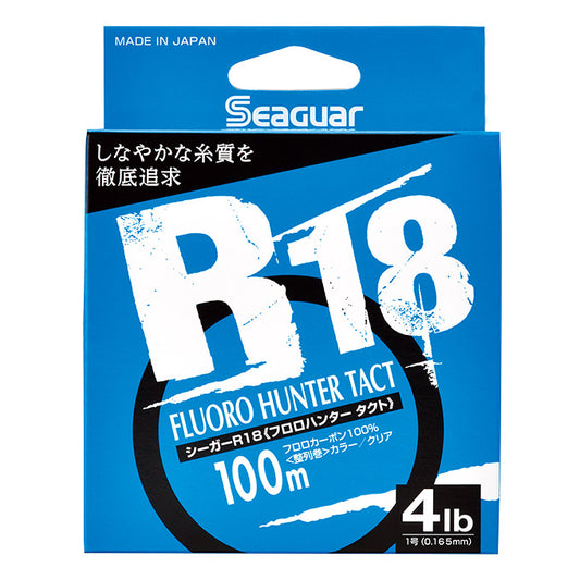 Fluorocarbono Seaguar R18 Fluoro Hunter TACT 100m – Hilo Flexible para Señuelos