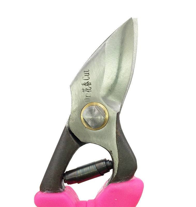 Sécateur japonais Hanaharu 180 mm – Acier Yasuki, grip silicone, fabrication Yamagata