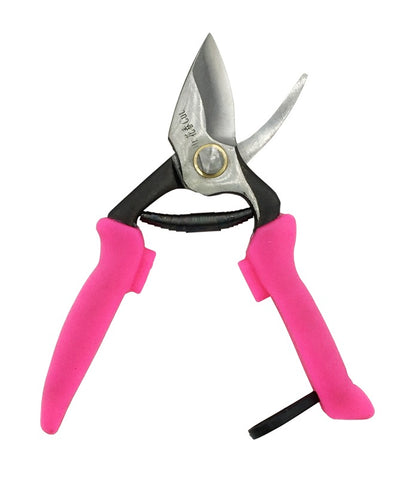 Sécateur japonais Hanaharu 180 mm – Acier Yasuki, grip silicone, fabrication Yamagata