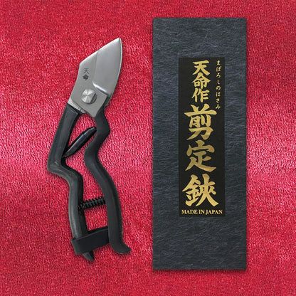 Sécateur japonais Tenmei LL 180 mm – Yasuki Steel forgé main, professionnel arboriculture