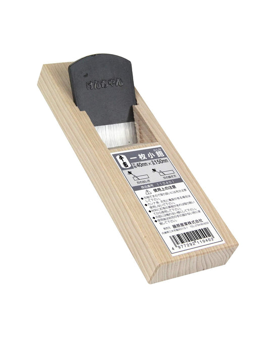 Mini Rabot Japonais SENKICHI 40 mm – Kanna compact une lame pour bricolage et précision (150 mm)