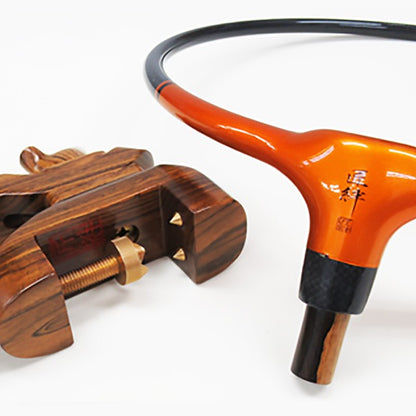 Shoen Chusou Model – Accessoires Herabuna Premium en Carbone (Repose-canne, Manche, Cadre & Support)