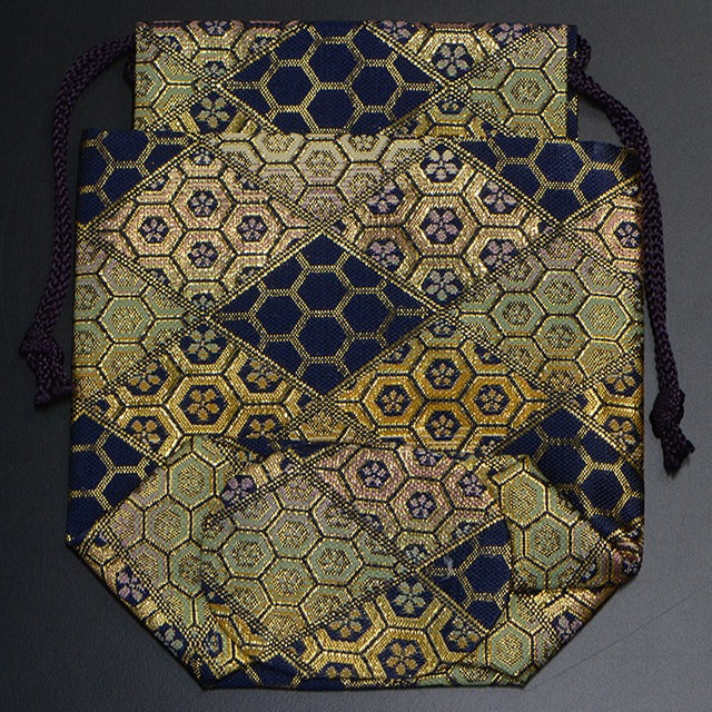Sac à pièces de shogi haut de gamme – Nishijin-ori (soie japonaise) – Motifs au choix