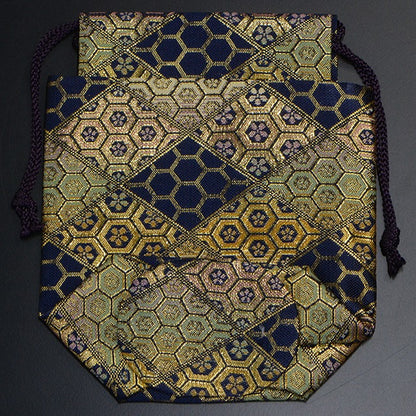 Sac à pièces de shogi haut de gamme – Nishijin-ori (soie japonaise) – Motifs au choix