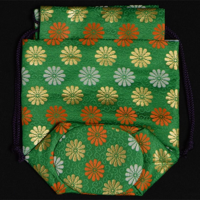 Sac à pièces de shogi haut de gamme – Nishijin-ori (soie japonaise) – Motifs au choix