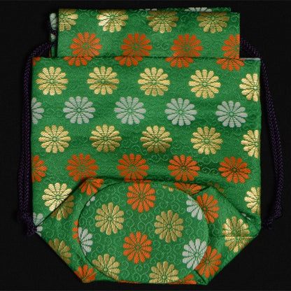 Sac à pièces de shogi haut de gamme – Nishijin-ori (soie japonaise) – Motifs au choix