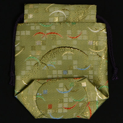 Sac à pièces de shogi haut de gamme – Nishijin-ori (soie japonaise) – Motifs au choix