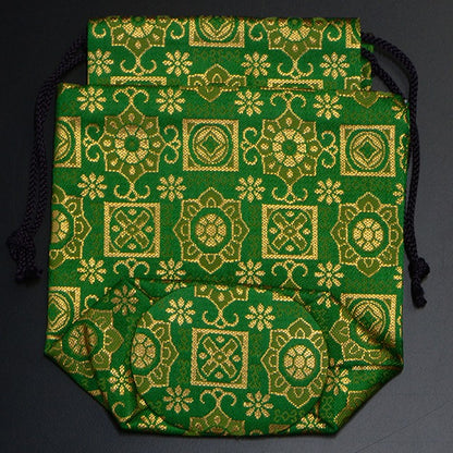 Sac à pièces de shogi haut de gamme – Nishijin-ori (soie japonaise) – Motifs au choix