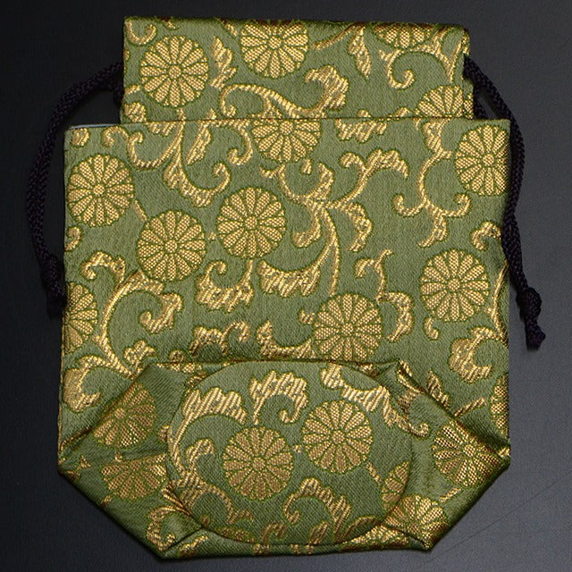 Sac à pièces de shogi haut de gamme – Nishijin-ori (soie japonaise) – Motifs au choix