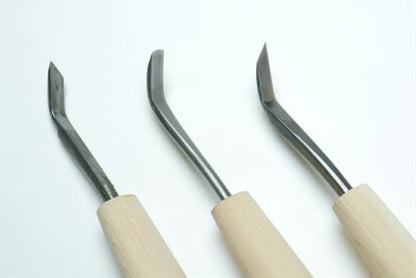 Set de ciseaux japonais Sukui (3 pièces) – Acier HSS – Finition sculpture