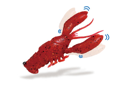 Sleeper Craw 3 pouces Megabass – Soft Craw Jig Snagless ultra réaliste pour black bass