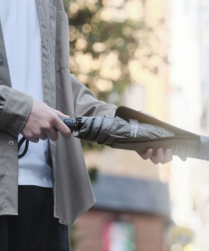 Parapluie pliant automatique Wpc. IZA – Ouverture & fermeture une main – Parapluie pluie & soleil