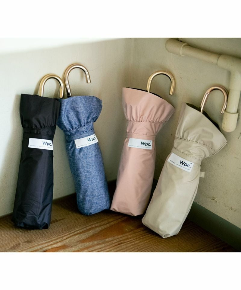 Ombrelle pliable Wpc. à volants – Parasol dome féminin UV 100 % à franges ondulées (pluie & soleil)