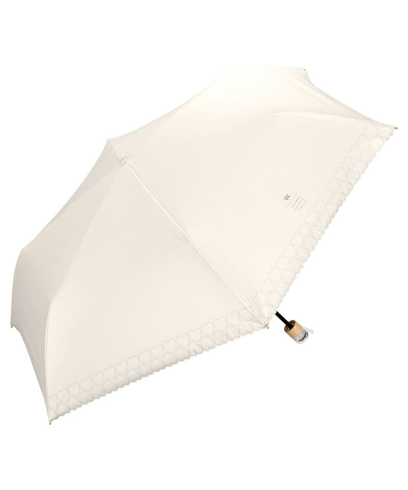 Parasol pliant cœur & étoiles Wpc. – Ombrelle large UV 100 % – Édition limitée