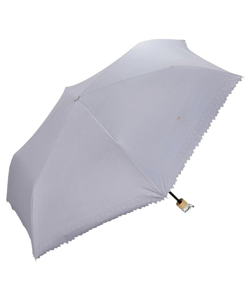 Parasol pliant cœur & étoiles Wpc. – Ombrelle large UV 100 % – Édition limitée