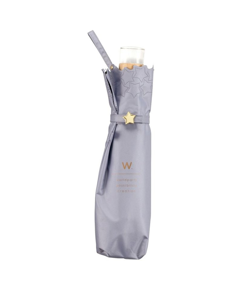 Parasol pliant cœur & étoiles Wpc. – Ombrelle large UV 100 % – Édition limitée