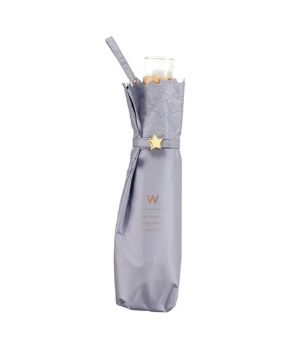 Parasol pliant cœur & étoiles Wpc. – Ombrelle large UV 100 % – Édition limitée