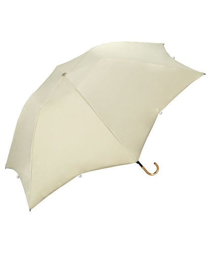 Parasol dôme perlé Wpc. – Ombrelle pliante élégante – Protection UV 100 %