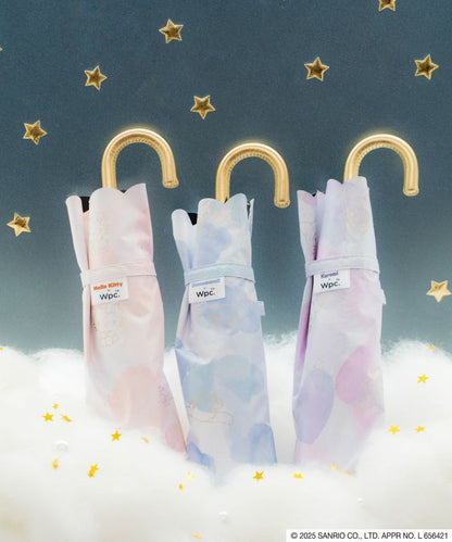 Ombrelle pliable Sanrio Wpc. – Parasol pastel UV 100 % Hello Kitty, Cinnamoroll & Kuromi (pluie & soleil)