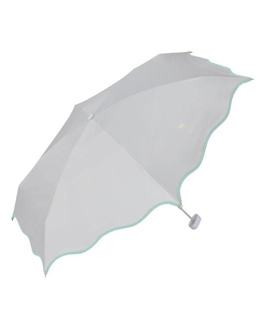 Ombrelle pliable à bord ondulé – Parasol Wpc. Wave Piping – Pliant, protection UV 100 %, pluie & soleil
