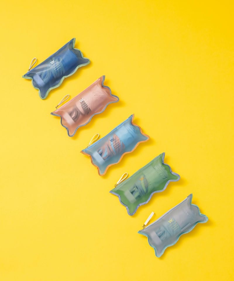 Ombrelle pliable à bord ondulé – Parasol Wpc. Wave Piping – Pliant, protection UV 100 %, pluie & soleil