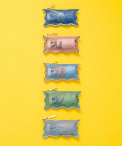 Ombrelle pliable à bord ondulé – Parasol Wpc. Wave Piping – Pliant, protection UV 100 %, pluie & soleil