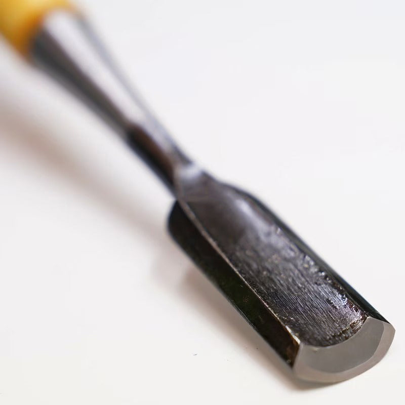 Coffret 10 Ciseaux à Bois Japonais Hyakuzo Uramaru – Oire Nomi Traditionnels en Acier Japonais