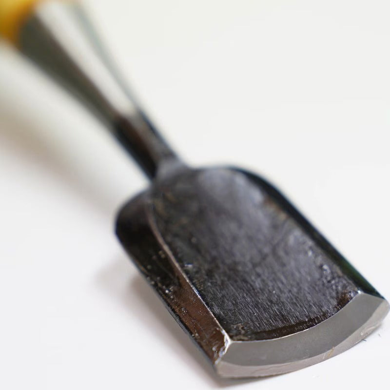 Coffret 10 Ciseaux à Bois Japonais Hyakuzo Uramaru – Oire Nomi Traditionnels en Acier Japonais